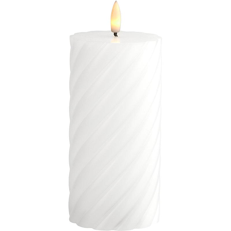 Vie Selected Kubbelys 15 cm ø 7 cm LED spiral hvit