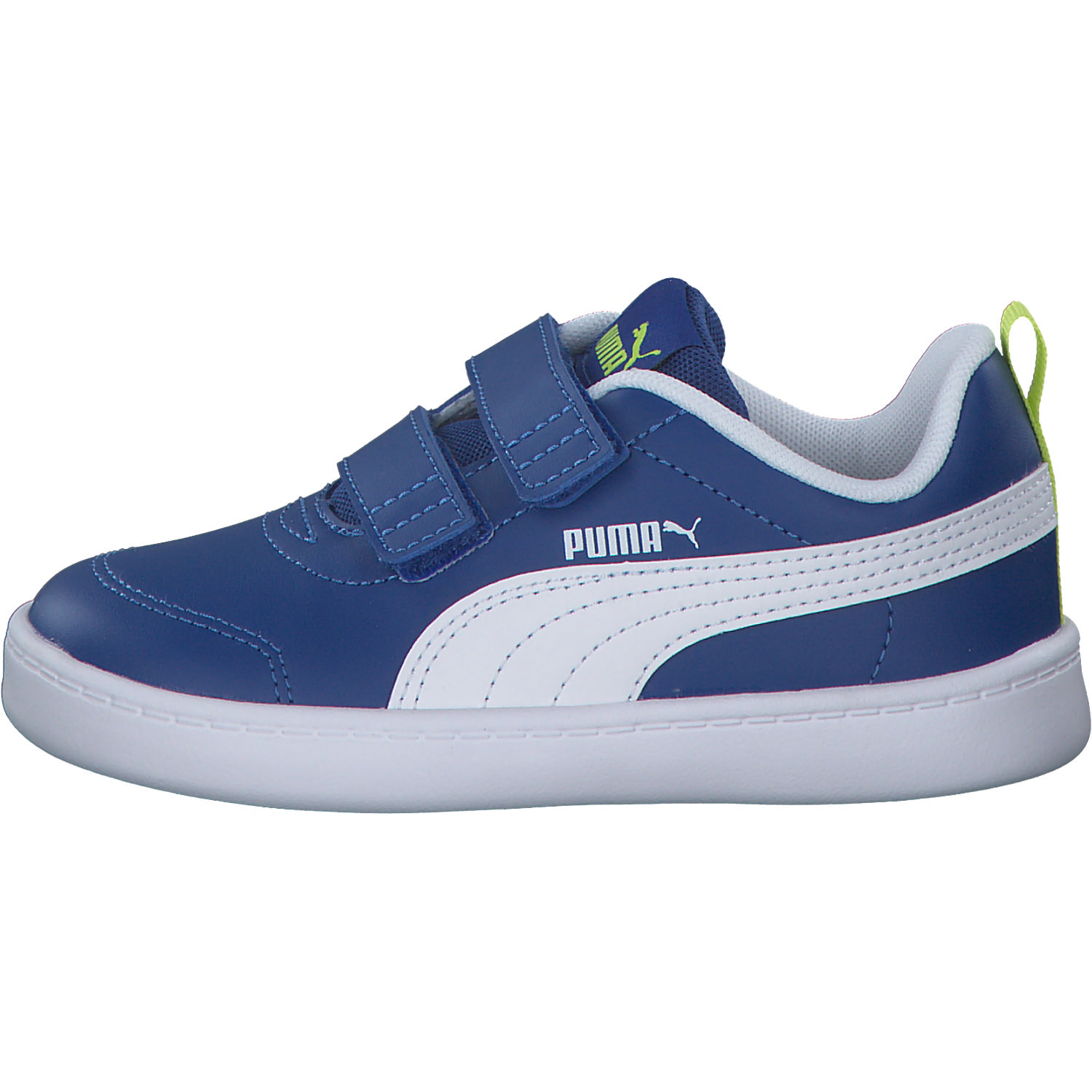 Puma Courtflex v2 V Inf 371544, Sportliche Slipper, Kinder, Blau