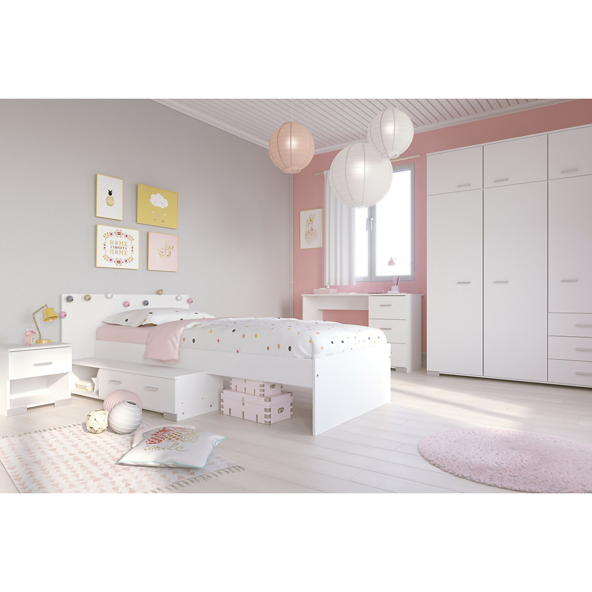 Kinderzimmer Set 4tlg 