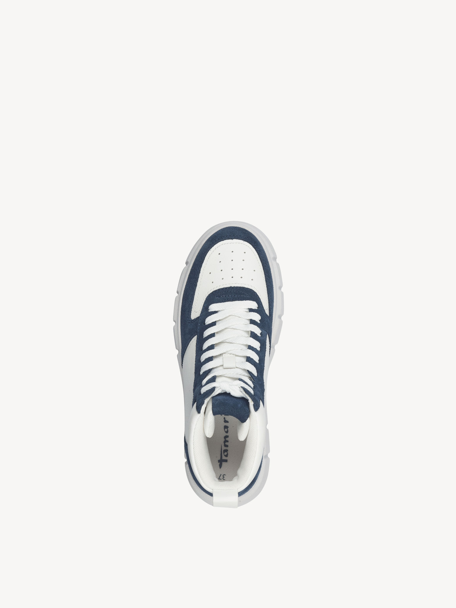 Basket en cuir - blanc