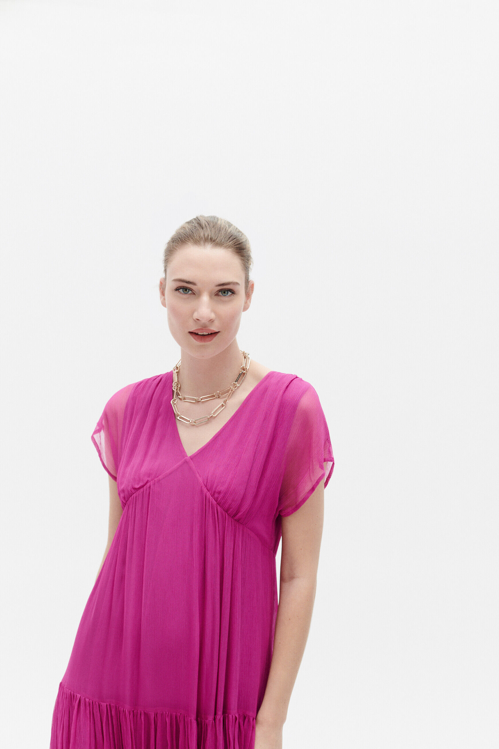 Robe reliane violet clair femme