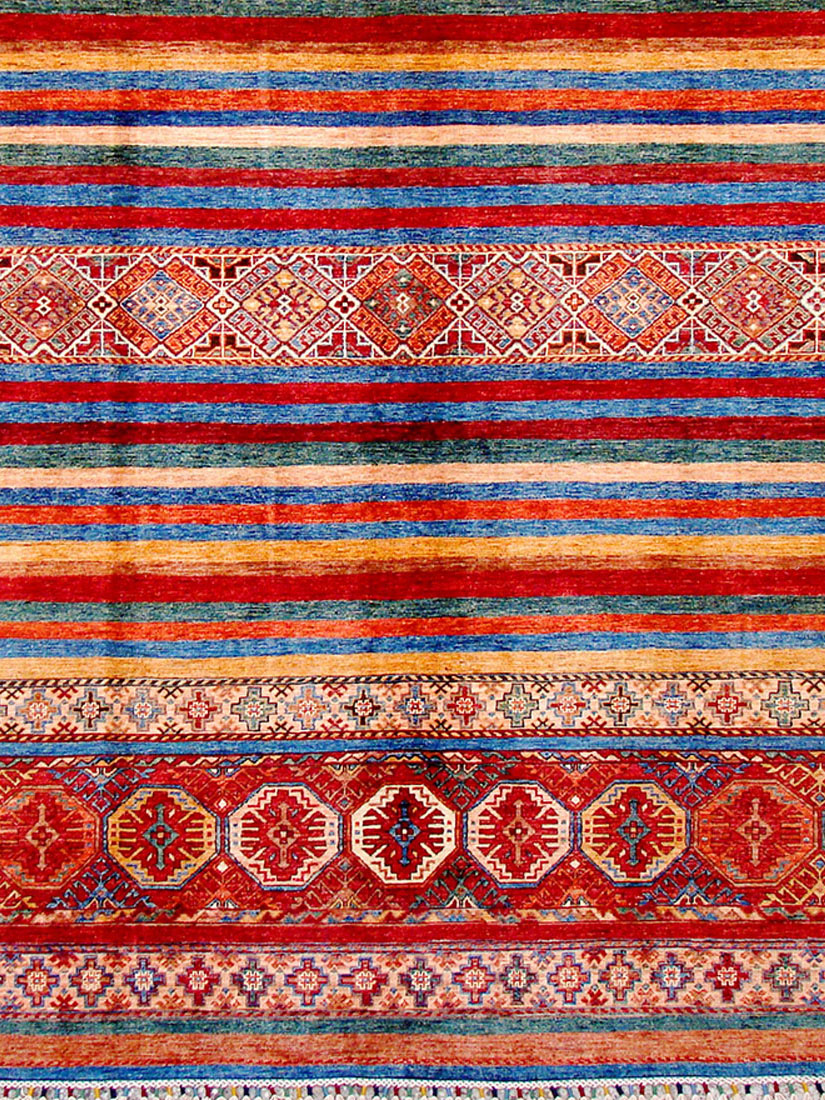 Chobi Schal ca. 202 x 295 cm, Unikat / Einzelstück