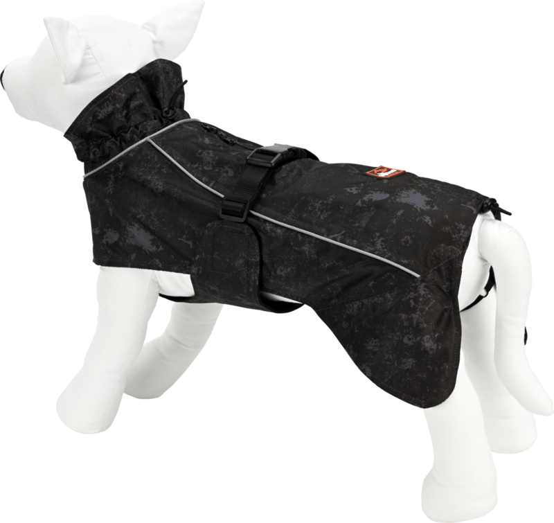Dogs Creek Hundemäntel Dogs Creek Regenmantel Parabat schwarz 65 cm
