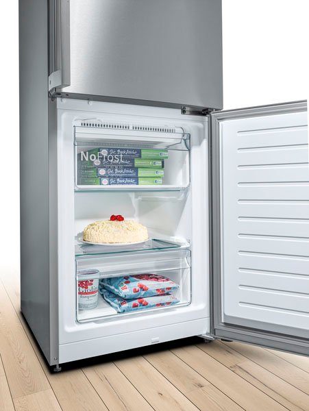 BOSCH Kühl-/Gefrierkombination KGN86AIDR, 186 cm hoch, 86 cm breit
