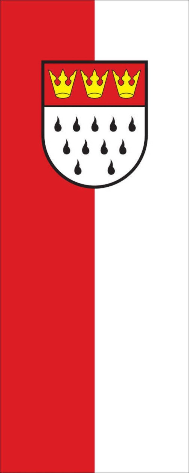 flaggenmeer Flagge Flagge Köln 110 g/m² Hochformat