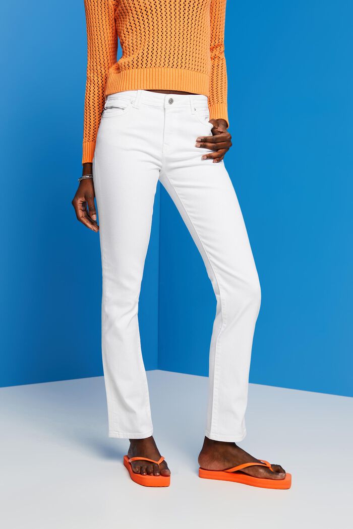 Jeans mit Reißverschlussdetail