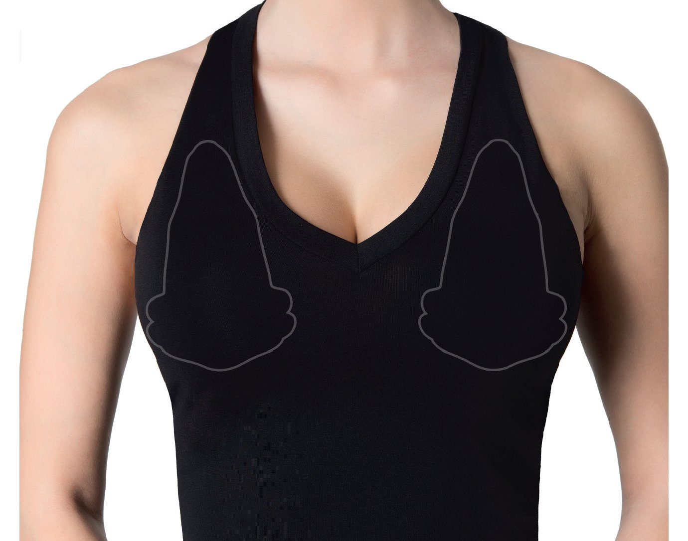 Merry Style BH-Push-up-Einlagen Selbstklebende All Up Pflaster Doppelpack PS03