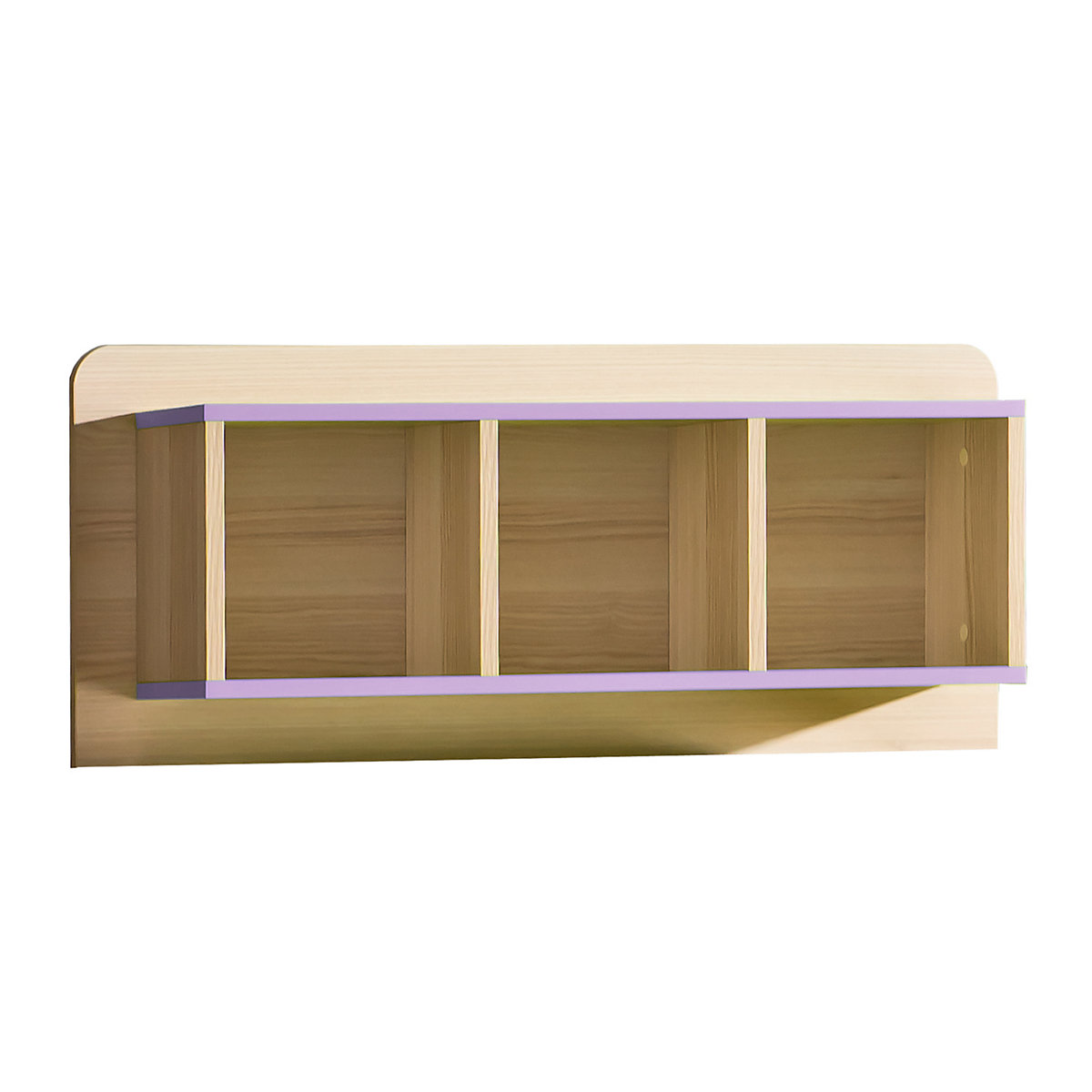 Jugendzimmer Set Lorento 6 teilig mit Eckschrank voilett
