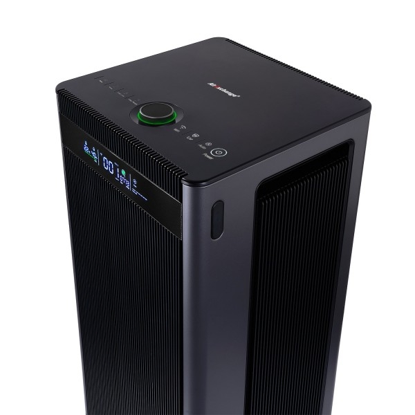 AirExchange 20221500-T | ANTRACITE 20221500-T ANTRACITE Purificatore d'aria professionale 1500-T Antracite con filtro HEPA H14, carbone attivo, ionizzatore, LED UV-C. Adatto per ambienti fino a 200 m²