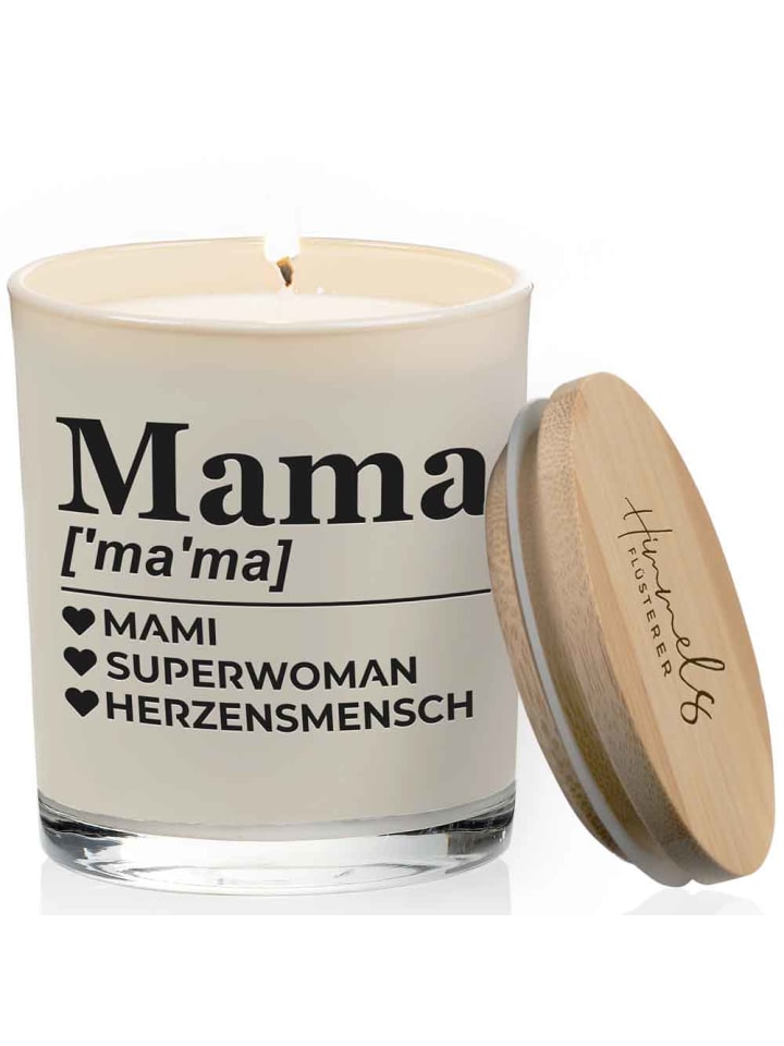 Himmelsflüsterer  Mama - Vanille Duftkerze im Glas - Farbe: Weiß günstig kaufen onesize