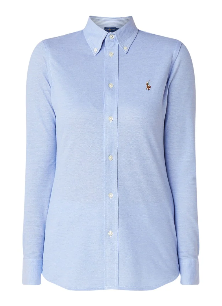 Ralph Lauren Heidi Oxford blouse in piqué cotton