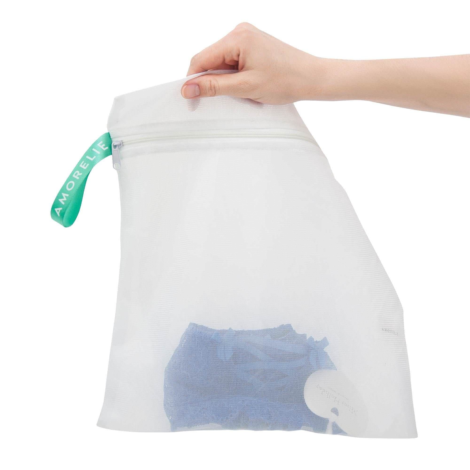 AMORELIE Care Wäschenetz Laundry Bag - White,(1-St), 14,8 x 16,6 cm