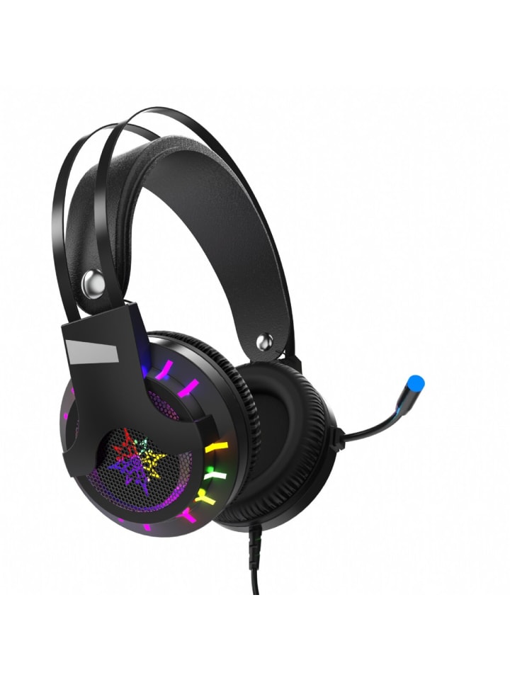 Inca Inca IGK-TX12 Schwarz 7,1 USB Surround RGB Lichteffekt Gaming Headset in Schwarz günstig kaufen onesize