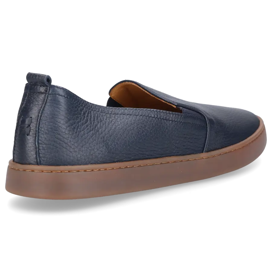 Henderson - Slipper RODI Hirschleder - blau