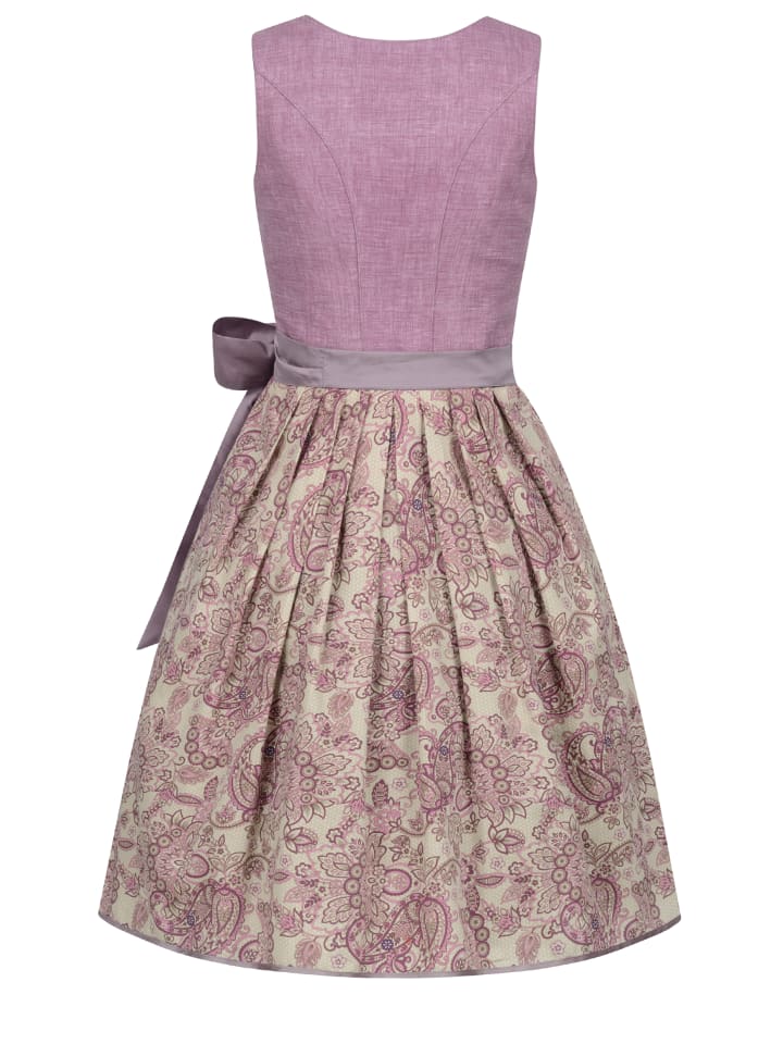 Nübler Midi Dirndl Gina in Flieder günstig kaufen