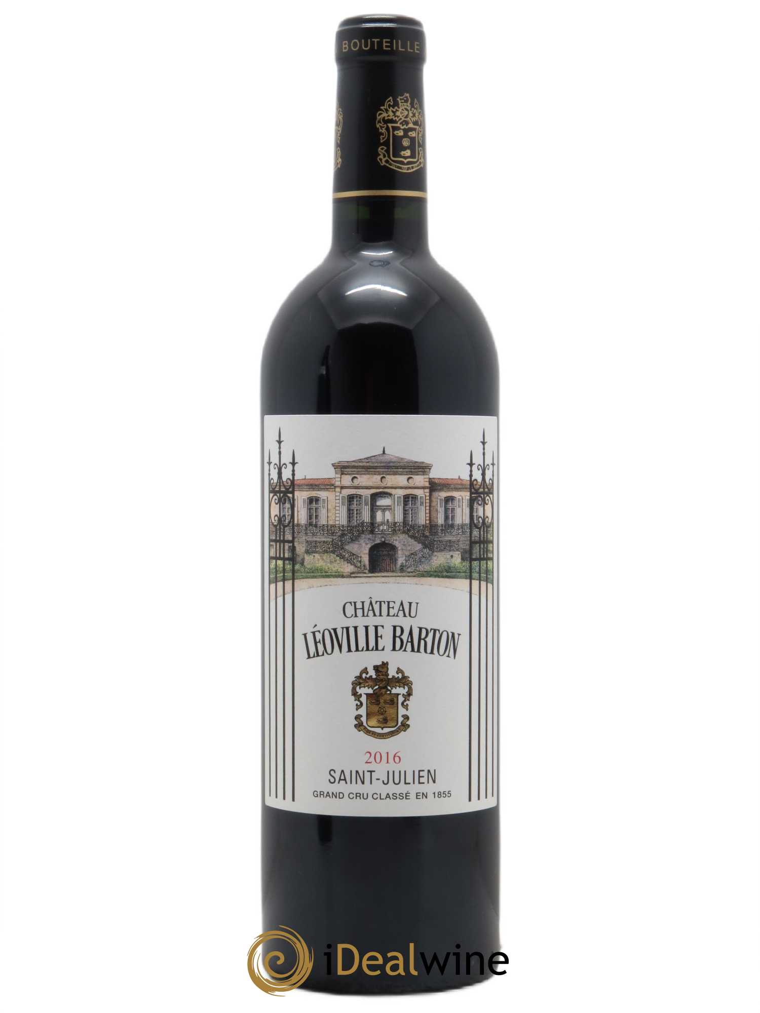 Château Léoville Barton 2ème Grand Cru Classé (CBO à partir de 6 BTS) 2016 - Lot de 1 Bouteille