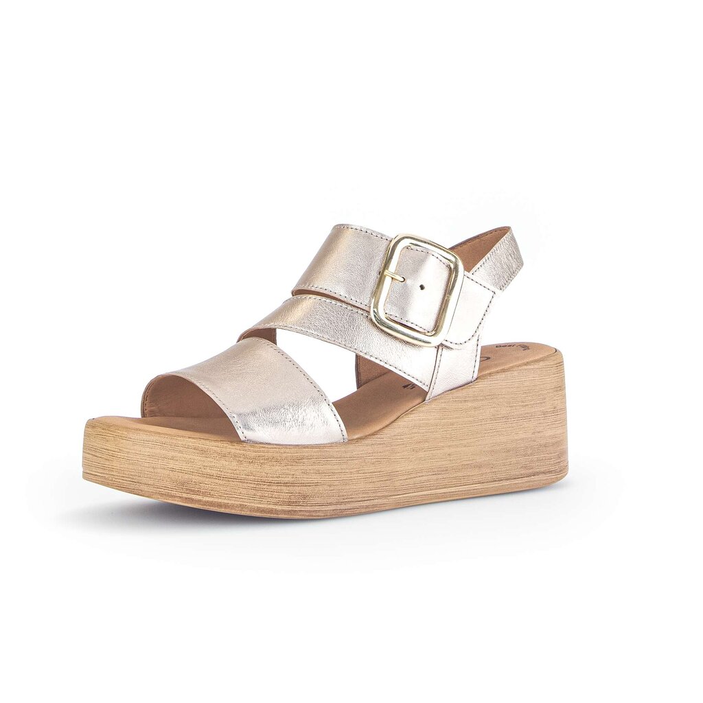 Gabor fashion Keilsandalette gold