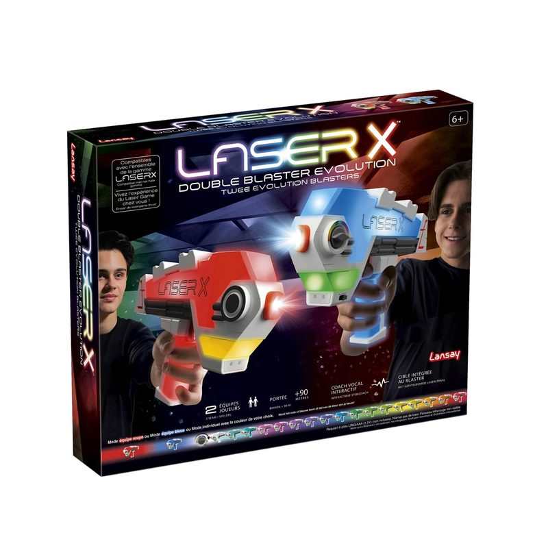 Jeu de pistolets Laser X Double blaster évolution Lansay