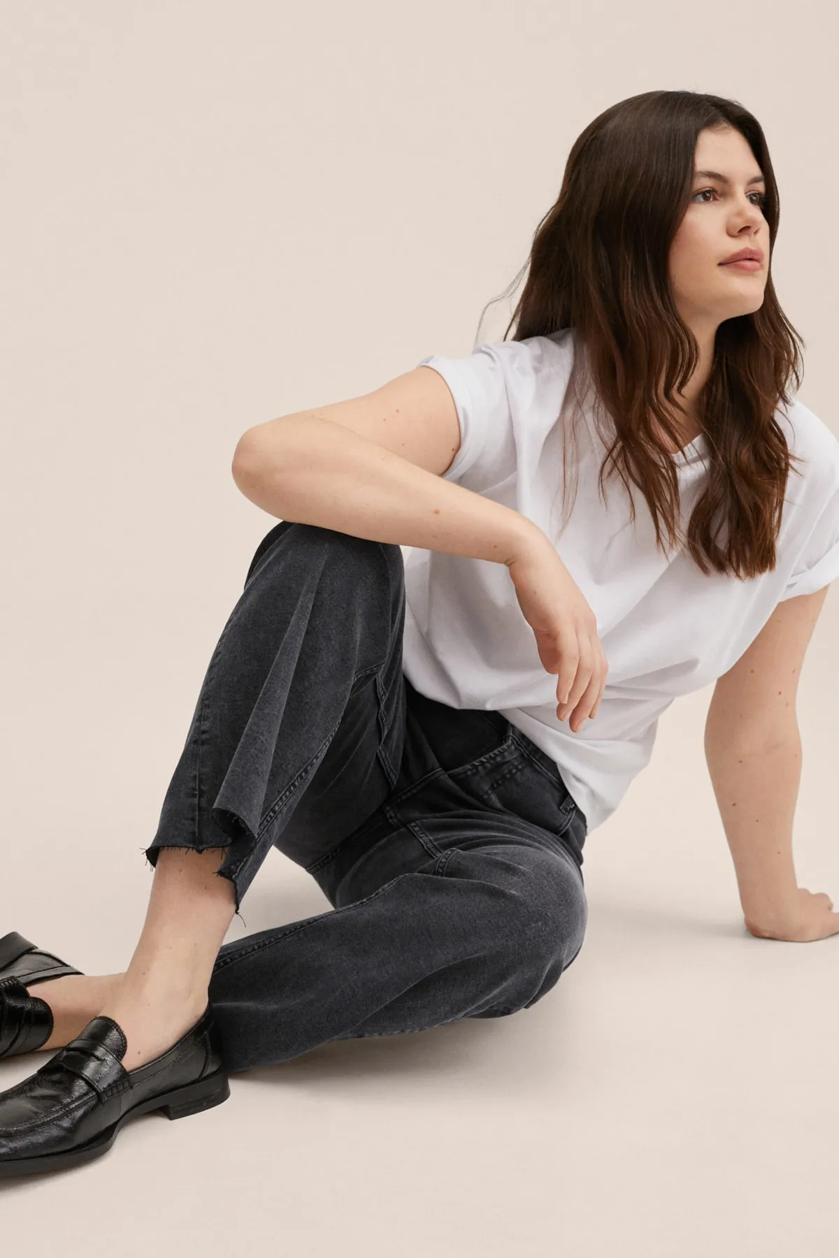 MANGO  Jeans - Grau - Bootcut