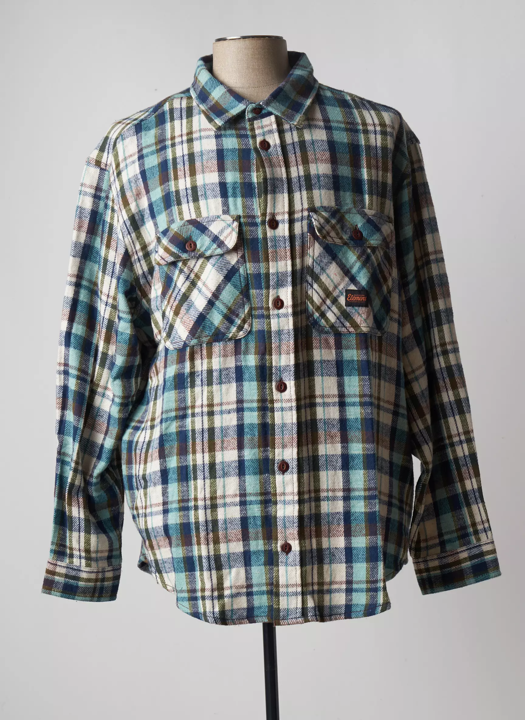 Element Vestecasual Homme couleur vert