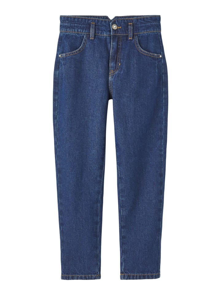 name it Jeanshose Mom fit in dark blue denim günstig kaufen