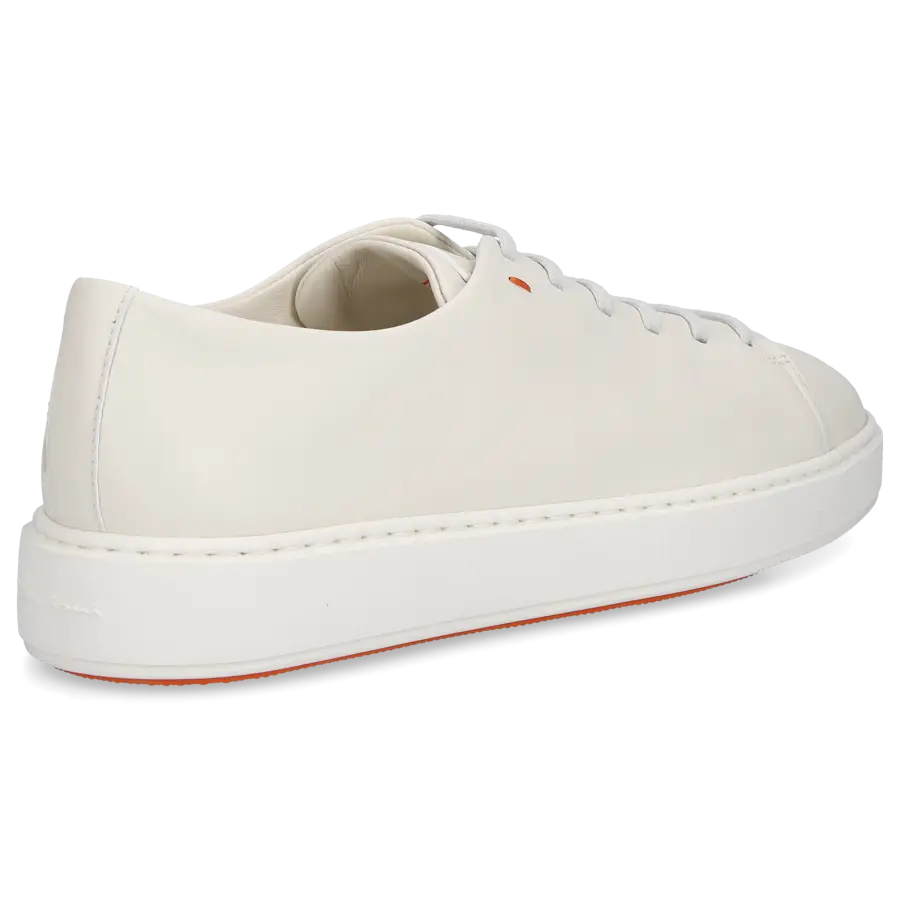 Santoni - Sneaker low 21640 Kalbsleder - weiß