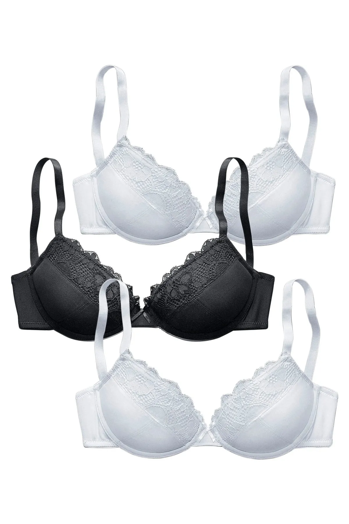 PETITE FLEUR  BH - Weiß - Unifarben