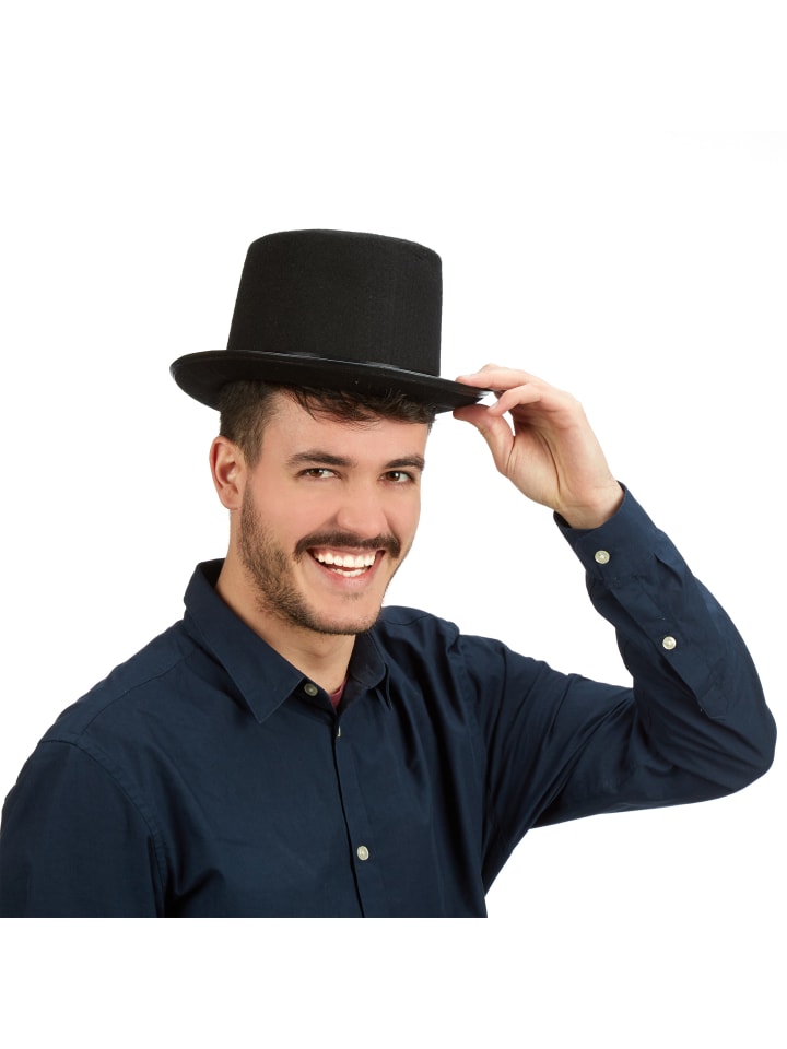 relaxdays Zylinderhut in Schwarz günstig kaufen onesize