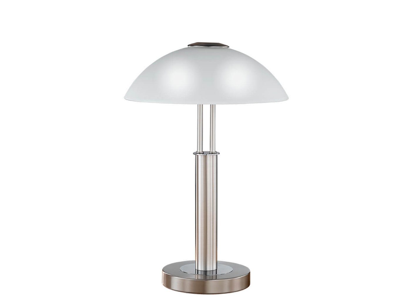 WOFI Nachttischlampe, Dimmfunktion, ohne Leuchtmittel, dimmbar, große Designer Tischlampen Glasschirm Pilzlampe, Höhe 42cm
