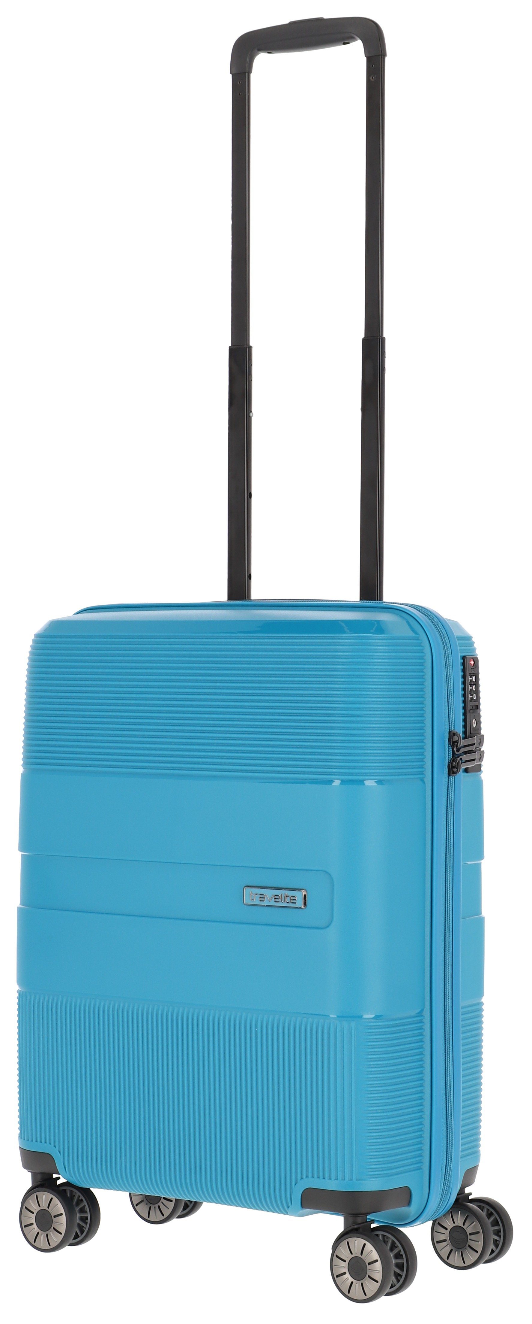 travelite Hartschalen-Trolley WAAL 4w Trolley S, 4 Rollen, in schlichtem Design