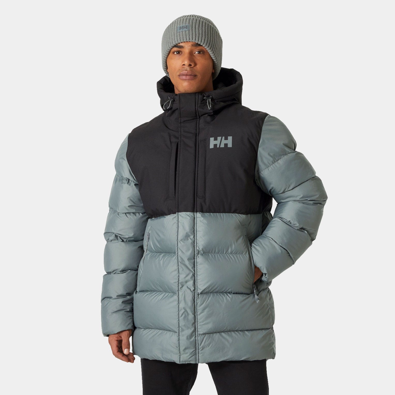 Men's Active Puffy Long Jacket