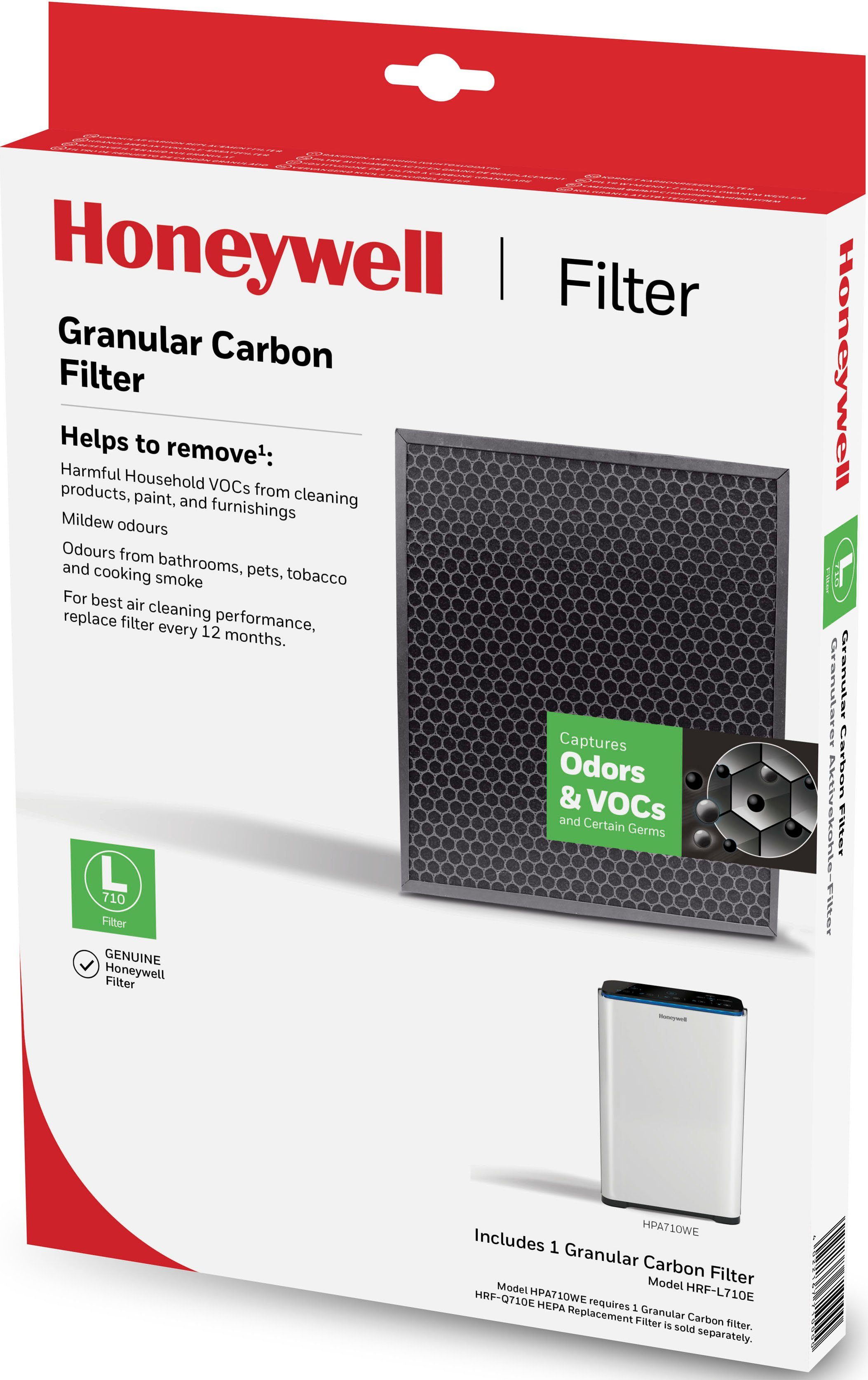 Honeywell Aktivkohlefilter HRF-L710E, Zubehör für Honeywell HPA710 WE Premium Luftreiniger