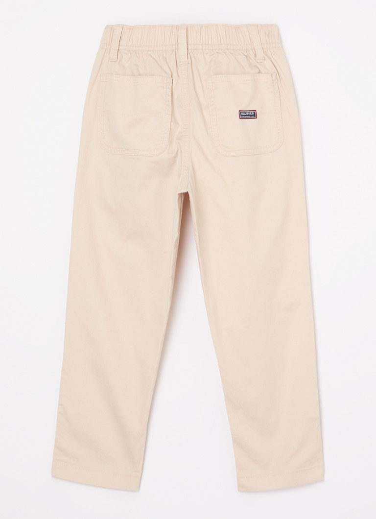 Pantaloni chino slim fit de la Tommy Hilfiger cu buzunare laterale