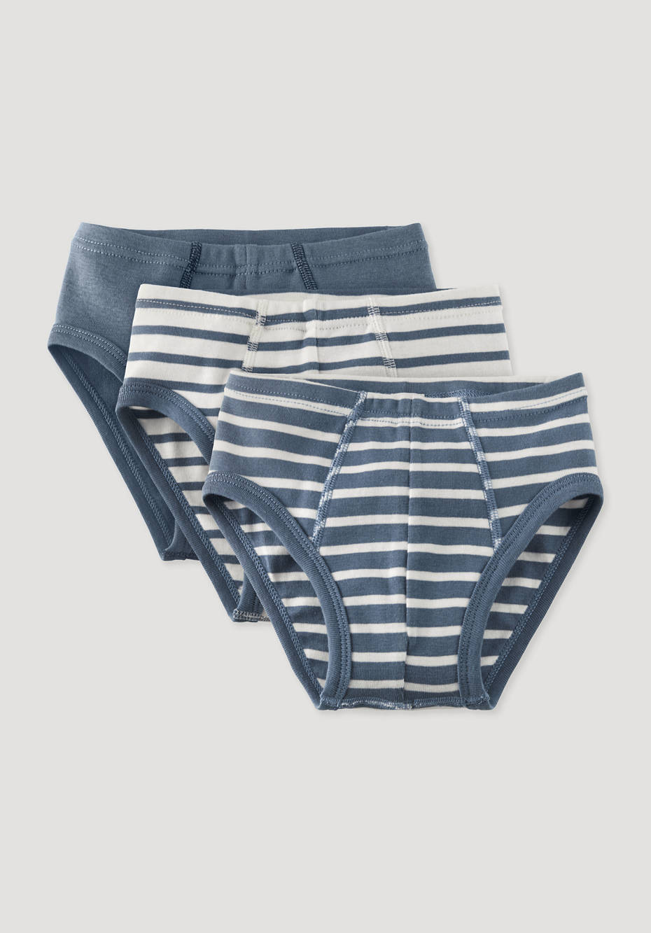 Jungenslip 3er-Pack aus reiner Bio-Baumwolle