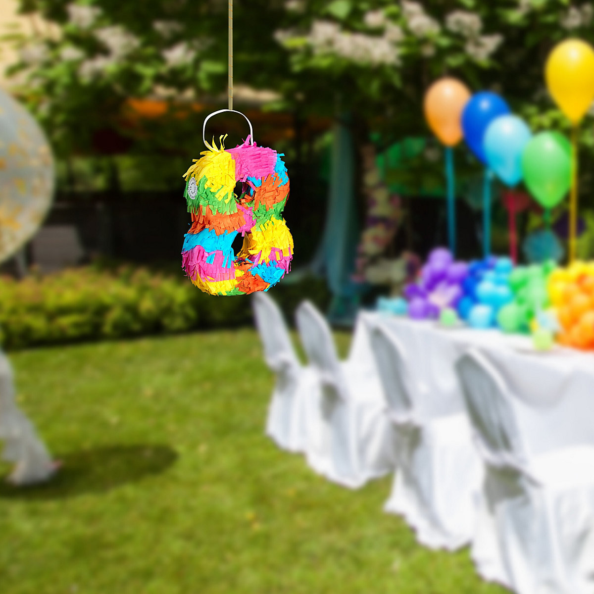 Mini Pinata Zahl 8