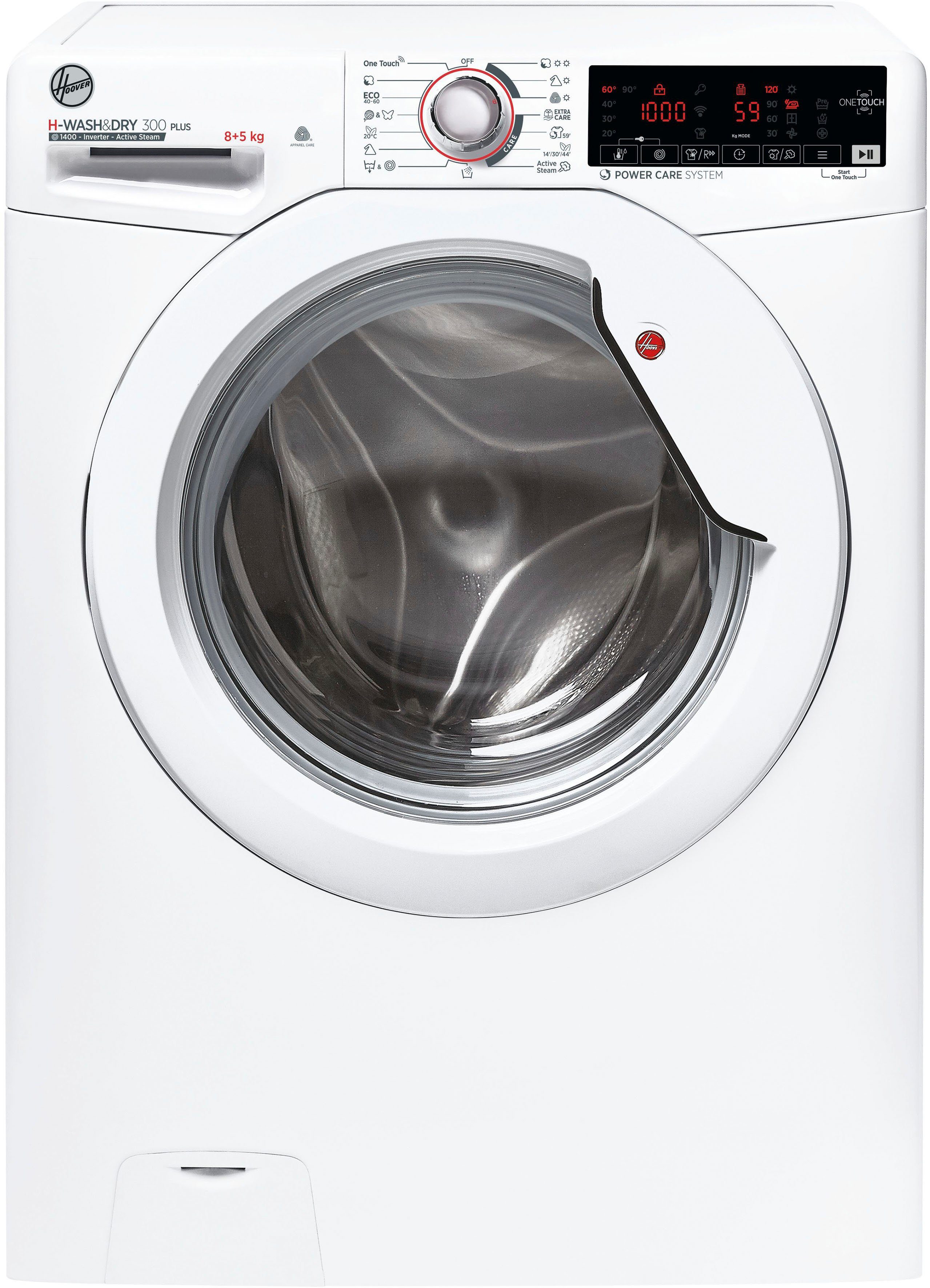 Hoover Waschtrockner H3DS 485TAME/1-S, 8 kg, 5 kg, 1400 U/min