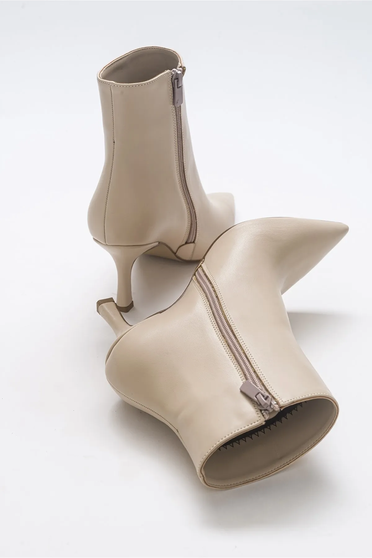 LuviShoes  Raison Beige Damenstiefel