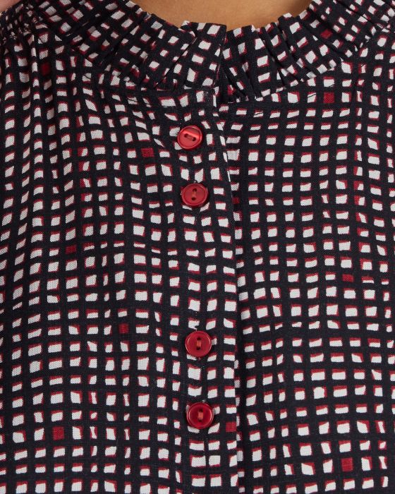 Chemisier smocks et volants
