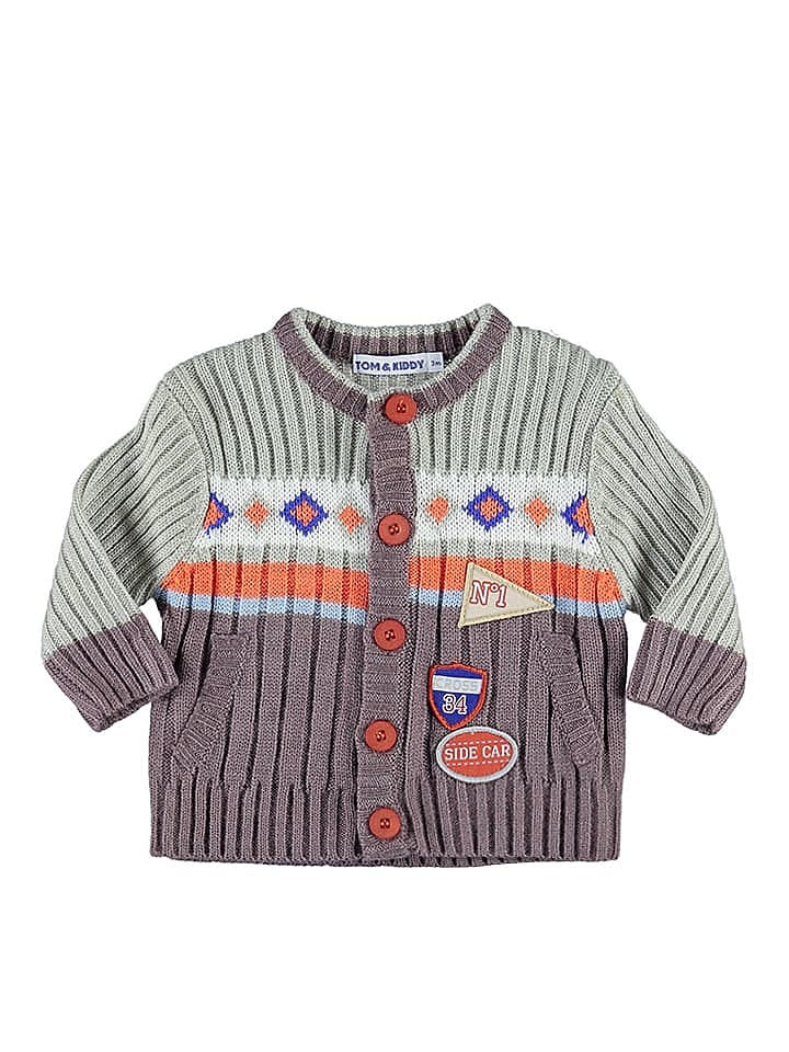 TOM & KIDDY 3tlg. Outfit in Taupe/ Beige/ Orange günstig kaufen 68