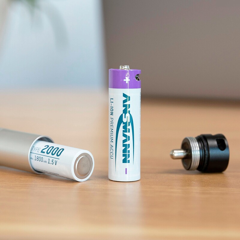Ansmann Akku Li-Ion 15V AA Typ 2000 &ndash; 4 Stück