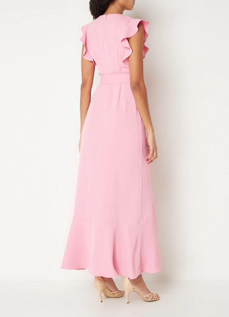 Rochie-tunică lungă Phase Eight Phoebe cu curea și volane