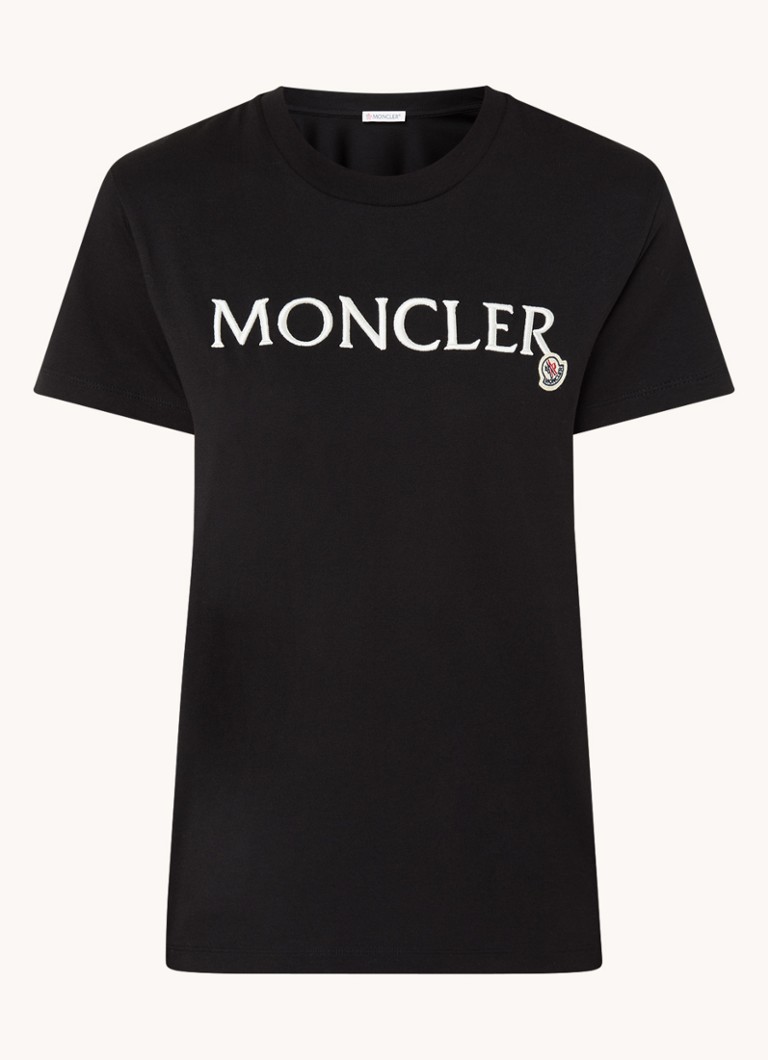 T-shirt Moncler con logo ricamato