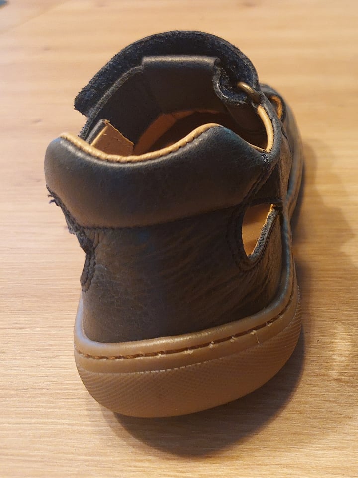 POM POM Leder-Barfußschuhe in Dunkelblau günstig kaufen 30