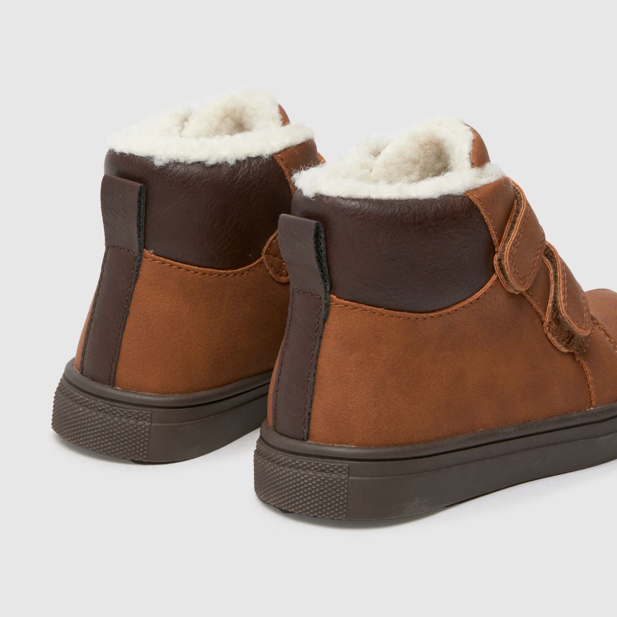 Schuh bruna Cooper pälsstövlar för pojkar, småbarn