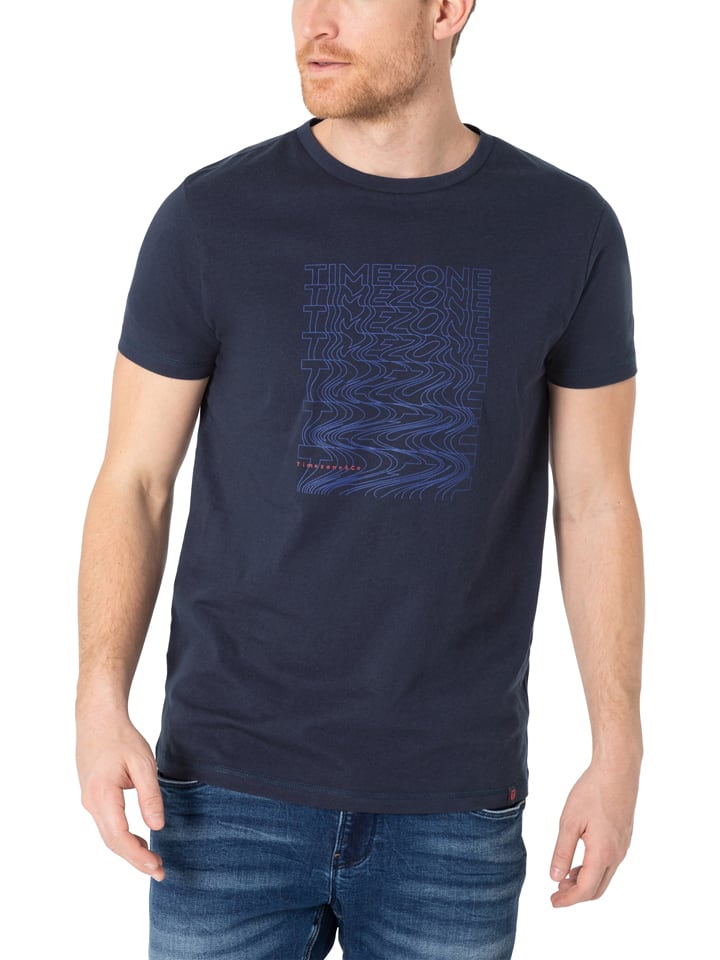 Timezone Shirt in Dunkelblau günstig kaufen