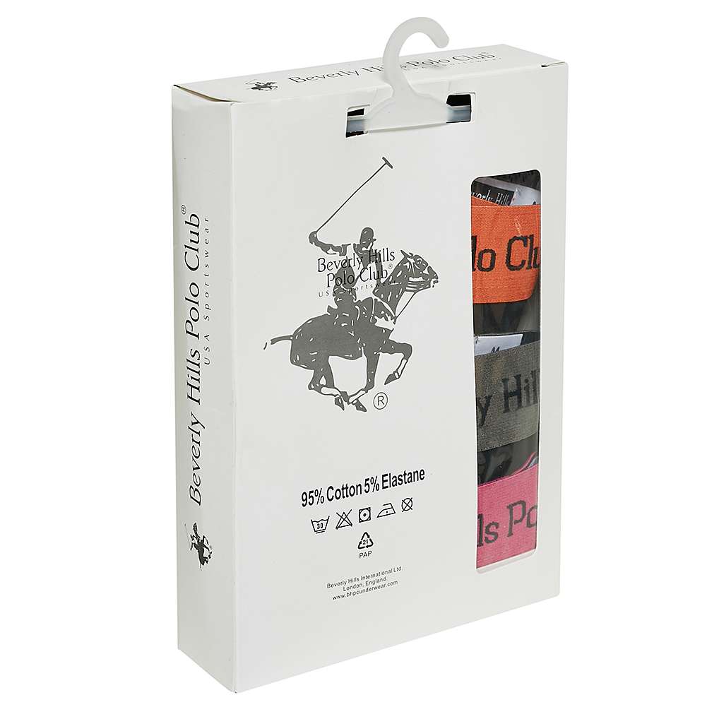 BEVERLY HILLS POLO CLUB Herren Boxershorts 3er-Pack M005-HT-014