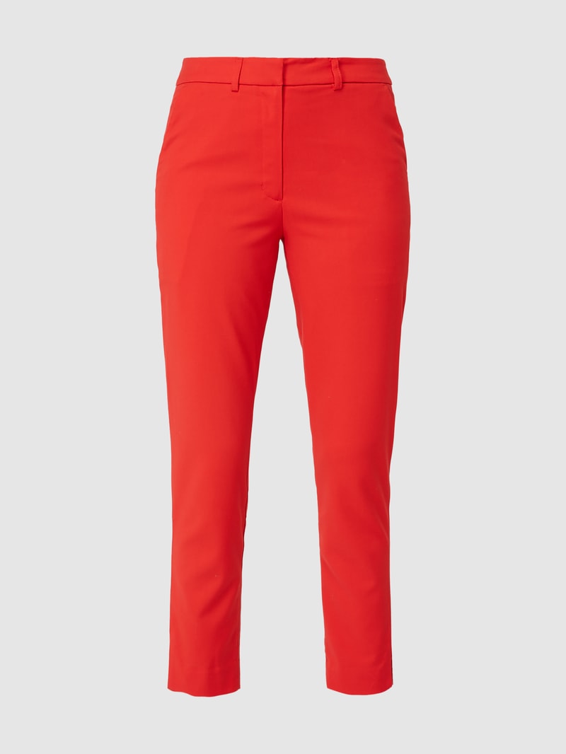 Track Pants mit Zierpaspeln in rot