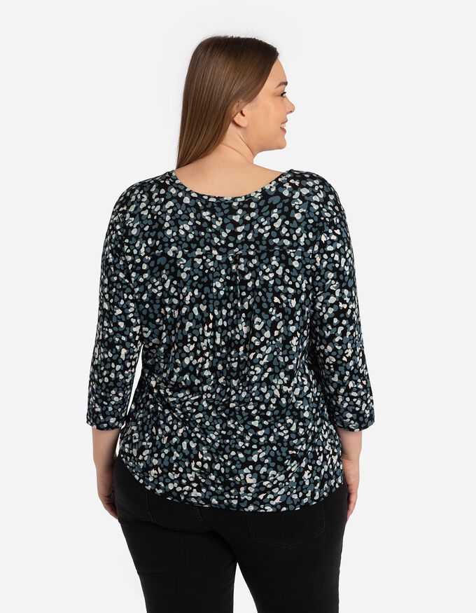 Langarmshirt - Viskose-Mix