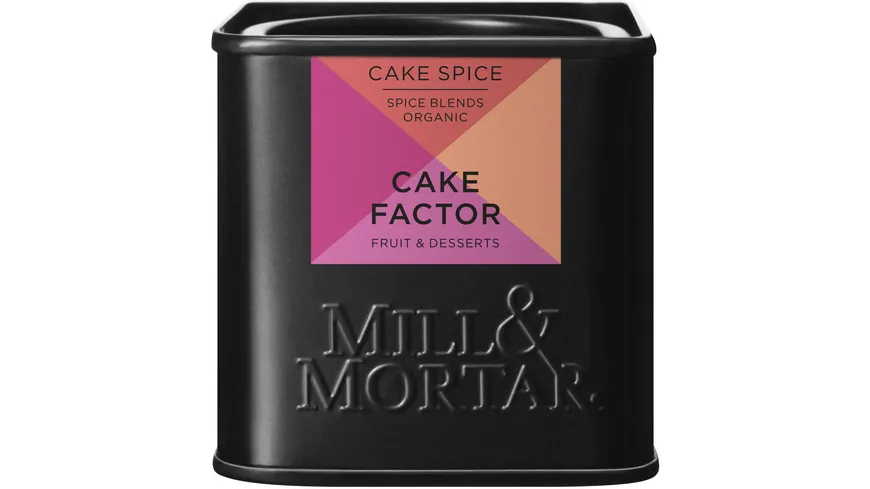 MILL&MORTAR Bio Gewürzmischung Cake Factor Fruit & Desserts 50 g
