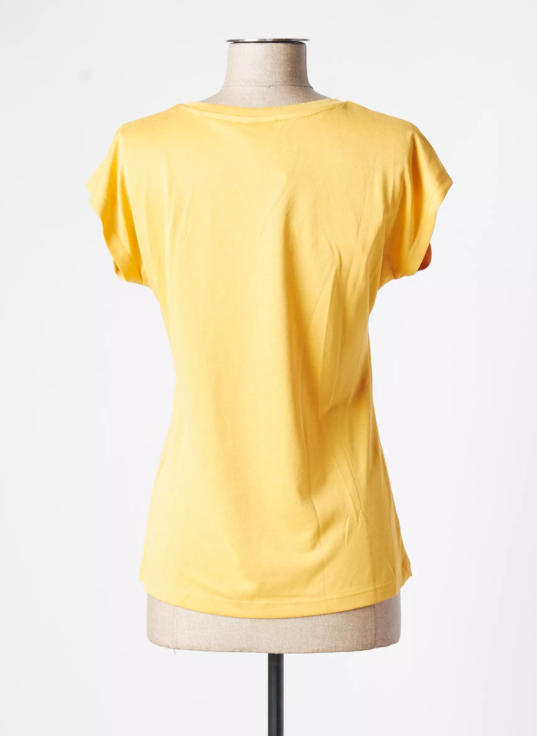 Kaffe Tshirts Femme couleur jaune